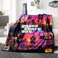 Grand Theft Auto Personalized Name Blanket Gift Personalized Blanket Comfortable Throw For Couch Chair Bedding Livingroom All-Season Use 150cmx180cm