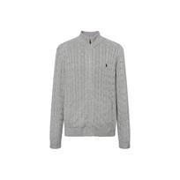 Polo Ralph Lauren Polo Pony-motif cable-knit cardigan MNPOSWE16821362-020 S gray