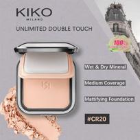 KIKO MILANO WEIGHTLESS PERFECTION WET AND DRY POWDER FOUNDATION CR15/CR20/N40 12g, Matte Oil Control, Lightweight Long-Lasting CR20