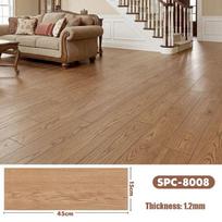 Self-Adhesive Wood Grain Vinyl Flooring Tiles 1.2mm Thick Waterproof Wear-Resistant Peel and Stick for Living Room Bedroom Kitchen Office Hotel 15*45cm*5pcs