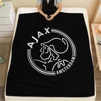 Amsterdamo futbolo klubas Ajax flanelinis pledas, Aukštos kokybės, Patogus visais metų laikais, Namų dekoras, Šiluma ir komfortas 130cmx150cm