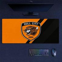 Hull City Mouse Pad, Large Gaming Desk Mat, Non-slip XXL Mousepad for Laptop & Tablet, Mini PC Playmat with Stitched Edges 30cmx60cm(11.8x23.6inch) orange