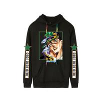 JOJO's Bizarre Adventure Unisex Anime Print Hoodie M black