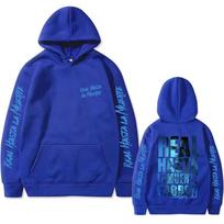 Rapper Anuel AA Hoodie - Real Hasta La Muerte (European Size) L mėlyna