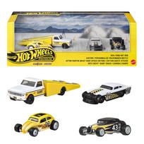 Hot Wheels Premium Collector Set Assortment Moon Eyes Set Diecast Ages (4 Cars) - 3+ - GMH39-978H yellow