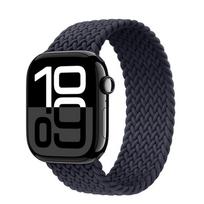 Braided Solo Loop Straps For Apple watch bands 44mm 45mm 40mm 41mm 49mm Correa bracelet iwatch Series 11 10 9 7 8 SE 6 ultra2 3 S10-42mm 38 40 41mm&M black