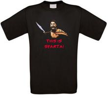 300 Sparta Spartans Leonidas Gerard Butler Cult Movie T-Shirt 110 black