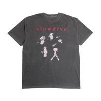 Slowdive Shoegaze Grupės Marškinėliai Labai Išblukę Koncertiniai Ambient Post Punk Alternatyvus Grunge Grupės Marškinėliai Souvlaki Albumas Shoegazer - XL M gray