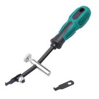 Shaft Type Seal Puller for Most Auto Motorcycles Replacement 58430 Seal Puller Engine Repair Mechanic Tool A gray