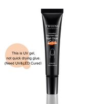 Solid Nail Glue Nail Tips Gel for Press On Nails,Acrylic Nail Gel for Manicure Extension,False Nails Adhesive Glue Long Lasting