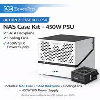 6 Bay NAS Case Kit with SFX Power Supply MATX ITX Server Chassis Hot Swap Backplane Storage Case
