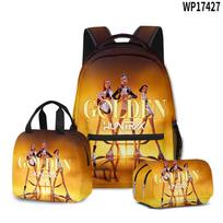 3d Kpop Demon Hunters Backpack Lunch Bag And Pencil Case Set For Teens Style3