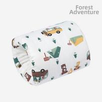 Fleece Thickened Arm Nursing Pillow Soft Fabric Nursing Support Pillow  For Breastfeeding Forest car white