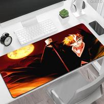 Bleach Kurosaki Ichigo Pelės kilimėlis Anime Didelis Žaidimų priedai Nešiojamojo kompiuterio pelės kilimėlis Žaidimų klaviatūros kilimėlis PC žaidėjo Nešiojamojo kompiuterio kilimas Stalo kilimėlis 60x30cm