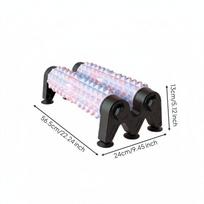 Massage Foam Roller Twin Row Anti Wobble Base Gym for Daily Stretching