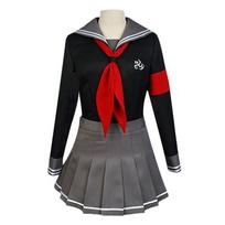 Danganronpa Peko Pekoyama Cosplay Costume Uniform Vibrant High-quality Design Costume Set(No Wig),S black