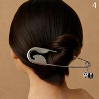 Giant Safety Pin Hair Clip  Large Safety Pin Metal Hair Clips Barrettes For Women Girls  Hair Accessories Headwear