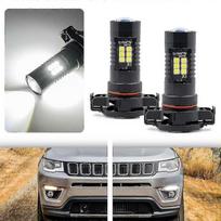5202/PSX24W LED DRL Bulbs for Jeep Compass 2017-2019, 2-Pack