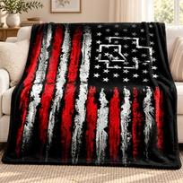 Rammstein blanket Flannel Blanket Soft Cozy Plush Throw for Sofa Bed Lightweight Home Decoration Outdoor camping 100cmx150cm