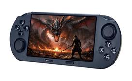 NEW Portable Gaming Console 2026 IPS Dual 3000mAh 64GB Black Release 4.5-inch Screen, Sticks, Battery, Storage,