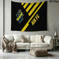 AIK Futbolo Sieninis Gobelenas Estetiškas Sienos Kabinamas Spausdintas Audinio Antklodė Dekoratyviniai Gobelenai Miegamajam Svetainei Namų Dekoras 130cm x 150cm