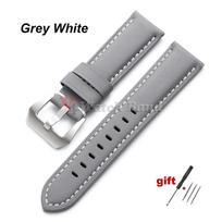 20mm 22mm 24mm 26mm Premium Sailcloth Watch Strap for Panerai PAM441 359 111 for Omega Watch Band Canvas Nylon Leather Men Bands 3 20mm pilkai balta spalva