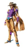 Medicos Entertainment Super Action Statue Bizarre Adventure Part Steel Ball Zeppeli Approximately 155mm made of and articulated  JoJo's 7 Run   Gyro beige