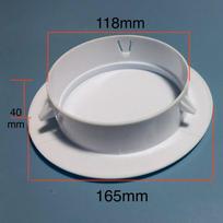 Hole Cover Plate Wall Protector Panel Decorative Seal with Clip Mount Pp Material 125 to 155 Hole