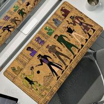 Jojo Bizarre Adventure Deskmat Joseph Joestar Mouse Pad XXL Gaming PC Keyboard Accessories Laptop Large Setup Gamer Decort Mats 300x600MM