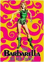 Barbarella Movie Poster - Promo Art - High Gloss Photo Poster yellow