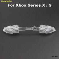 1Set For XBox Series X S Controller RB LB Bumper Trigger Button Mod Kit Middle Bar Holder Replacement Series X/S Repair Parts 5 Clear RB LB x1 gray