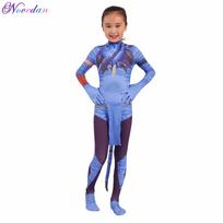 Merginų Avatar 2 Neytiri Kostiumai Uodegos Kostiumas Berniukų Jake Sully Cosplay Zentai Bodis Kombinezonas Vaikų Helovino Gimtadienio Šventės Kostiumas 150 (140-150cm)&Avatar Neytiri blue