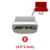 3D automobilio vairo emblema lipdukas Interjero ženklelis Aksesuaras Mercedes Benz AMG W205 W168 W108 AMG W176 W204 W212 GLC