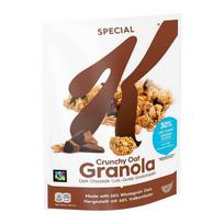 Kellogg'S Special K Crunchy Oat Granola Dark Chocolate 320G brown