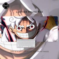 Oversize One Piece Monkey D Luffy Gear  Nika Anime Extended Gaming Mouse Pad Large Desk Mat 30x80x0.2cm gray