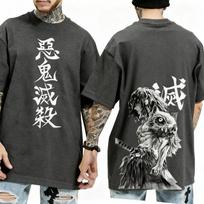 Demon Slayer Inosuke Anime Printed T-Shirt for Men and Women, Men's Sports T-Shirt, Men's Summer T-Shirt, New for 2026 S black