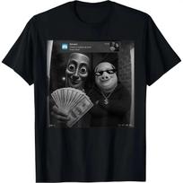 There Is Motion At Your Front Door Tung Tung Tung Sahur John Pork Meme Brainrot Women's T-Shirt Funny Graphic Casual Graphic Print Tee S black