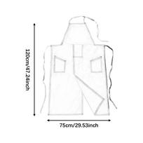 Ceramic Apron, Pottery Bib Denim Apron with Pen And Tool Pockets Belt mėlyna