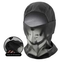 Heat Reactive Balaclava Unisex Temperature Sensitive Color Change Ski Mask Full Head Wrap Motorcycle For Hiking Cycling New gray