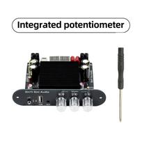DC 12-42V/5A XY-T4001P Mono 400W Bluetooth Amplifier Board Module High and Low Frequency TWS True Wireless Speaker Pair TPA3223