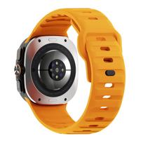 For Samsung Galaxy Watch Ultra 2 Strap 47mm Accessories Breathable Sport Silicone Bracelet Correa Galaxy Watch Ultra 47 mm Band Galaxy watch Ultra 2 black