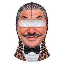 3D Face Printed Old Man Balaclava Face Mask Funny Ski Mask  Outdoor/Cycling/Pranks/Party 1 beige