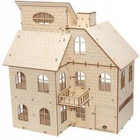 3D Wooden Puzzle Foldable Dollhouse Diy Assembly Kit