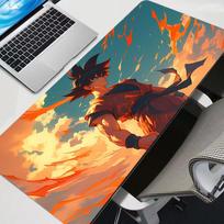 New Mouse Pads Big Dragon Ball Son Goku New Gamers Computer Extended Game Mousepad Desk Mat Keyboard Rubber Durable Carpet 800x300x2mm