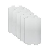 Compatible mica plate 107x64 mm for Midea microwave ovens, set of 2 pcs