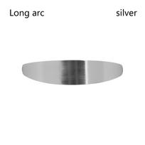 Geometric Square  Barrettes Metal Hairgrips Horsetail Clip Girls Hairgrips  Geometry Hair Clip Long arc sidabras