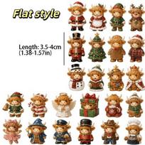 24 Days Countdown Advent Calendar Ornaments Christmas Advent Calendar  Christmas Flat style brown