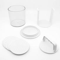Multi-layer Round Burger Press Mold, Manual Hamburger Patty Maker, Home Kitchen Food Grade Tool 6A set of gaskets（Can B