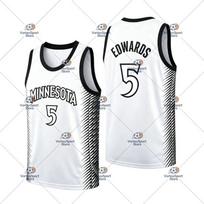 Children's NO.5 Edwards Basketball Star Quick-drying Vest Men's Sleeveless O-neck Basketball Sports Fitness Tranning Jersey 3XL black