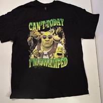 Shrek Movie Can’t Today I'm Swamped Shirt T-Shirt XL Mike Myers Eddie Murphy XXL beige